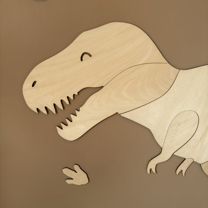 Rex le T-Rex XL — décor mural en bois, vue 4